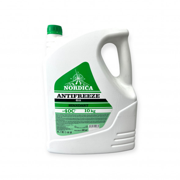 Антифриз NORDICA зеленый 10кг