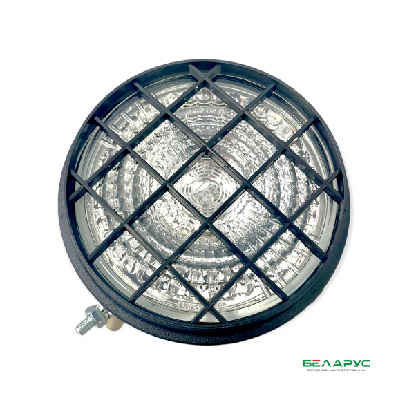 Фара рабочая круглая (металл) с решеткой 12В 8724.3.08