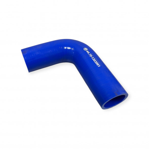 Патрубок 70-1303001 радиатора верхний МТЗ-80 синий силикон (МД)