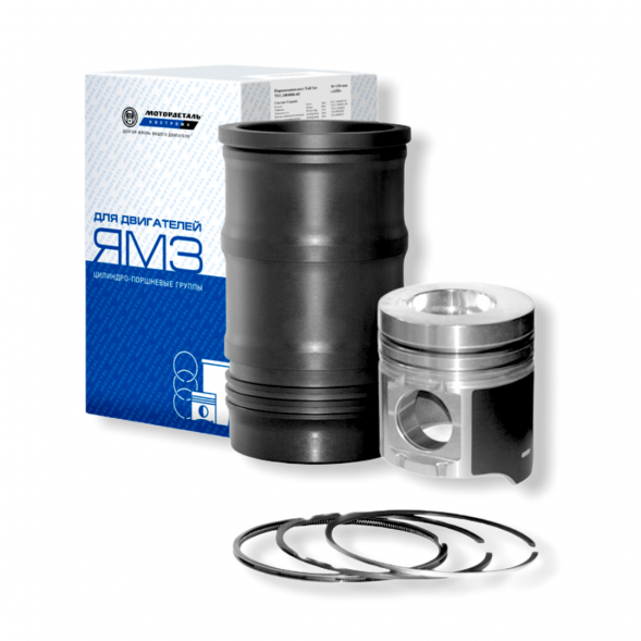 Гильза/поршень ЯМЗ 7511 порш. и упл. кольца 7511.1004005-60